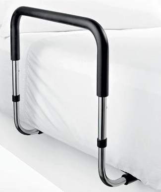 STANDARD HAND BED RAIL- CHROME PLATED – Healthcare Solutions