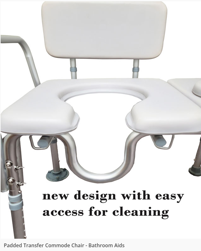 Buy Mobb Padded Transfer Commode Chairs Online in Canada | Home ...