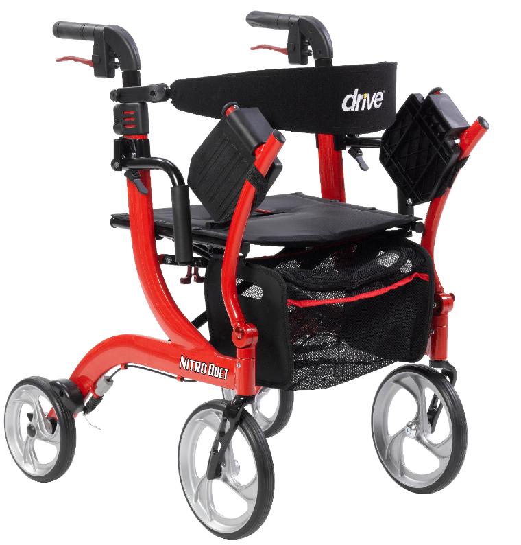 Nitro Duet 2 In 1 Walker/Transport Chair
