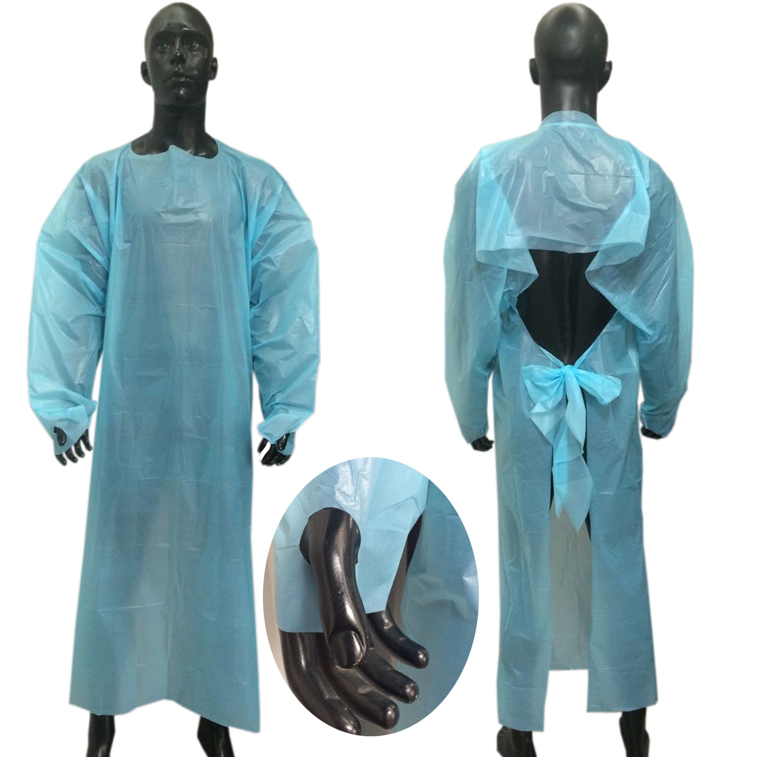 PROTECTIVE FILM GOWN BLUE Box(20)