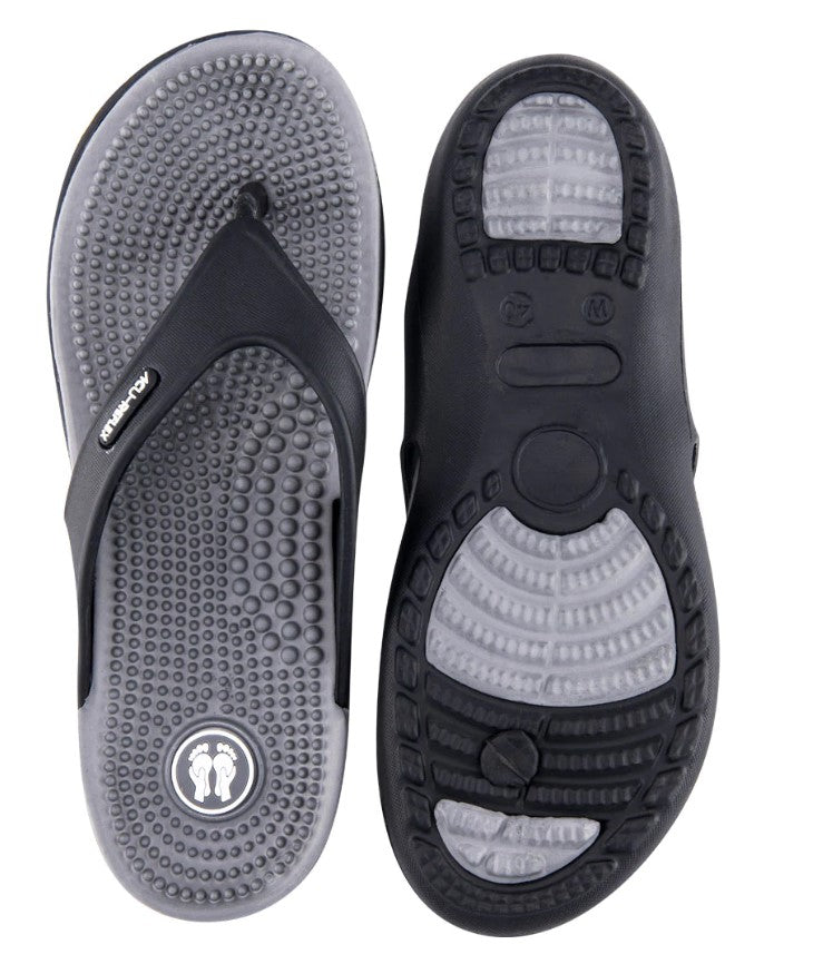 Relaxus Acu-Flex Massaging Flip Flops Men's