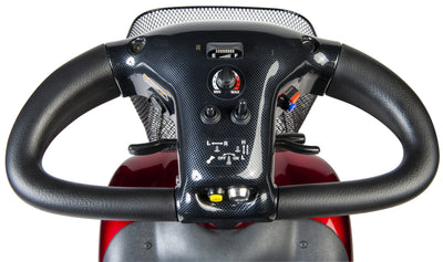 Delta tiller controls on Trailblazer Special Edition scooter