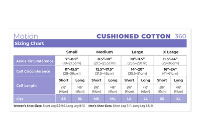 Sigvaris Mens Cushioned Cotton Knee High 20-30mmHg