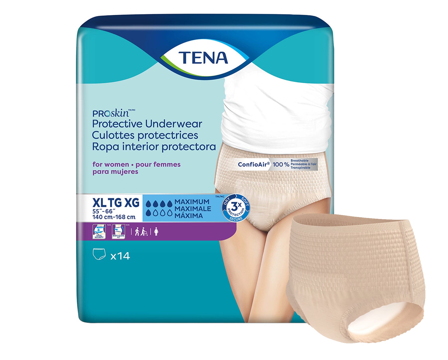 TENA ProSkin Protective Underwear for Women