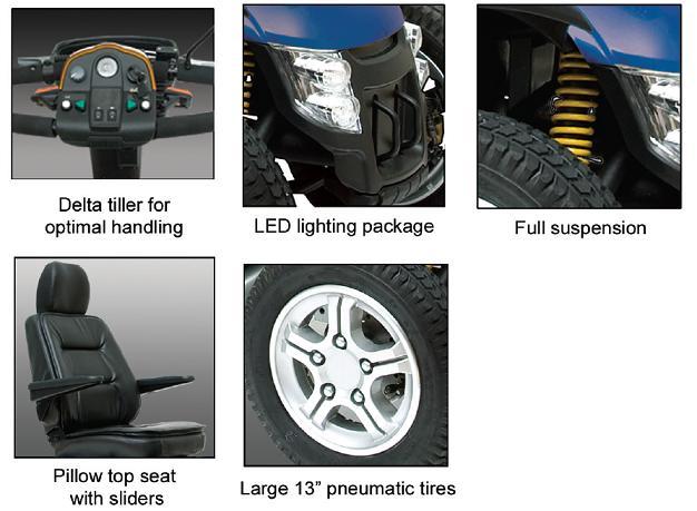 Pride Pursuit XL components