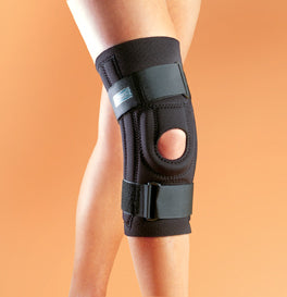 Hely & Weber Hinged Patella Stabilizer with Medial Lateral Tubular Buttress  - Open Pop - LARGE