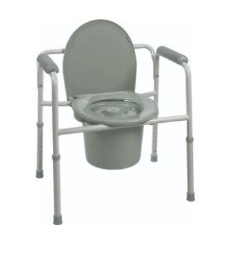 ProBasics Three-in-One Steel Commode