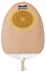 11804 SenSuraÂ® 1pc.  Urostomy Pouch , Transparent, Cut-to-Fit 10-76mm (3/8"-3"), Non-Convex, Maxi 26cm (10 1/4"), 10/BX
