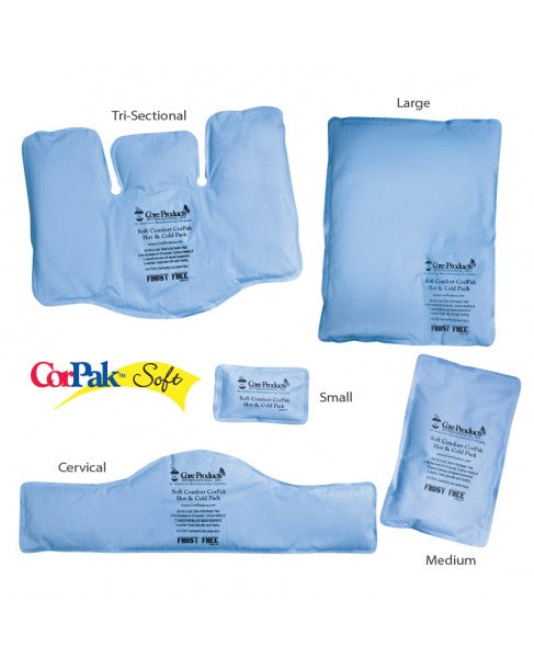 CorPak Hot & Cold Packs with labels