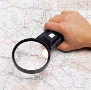 Lighted Magnifier, 3 in., With Handle