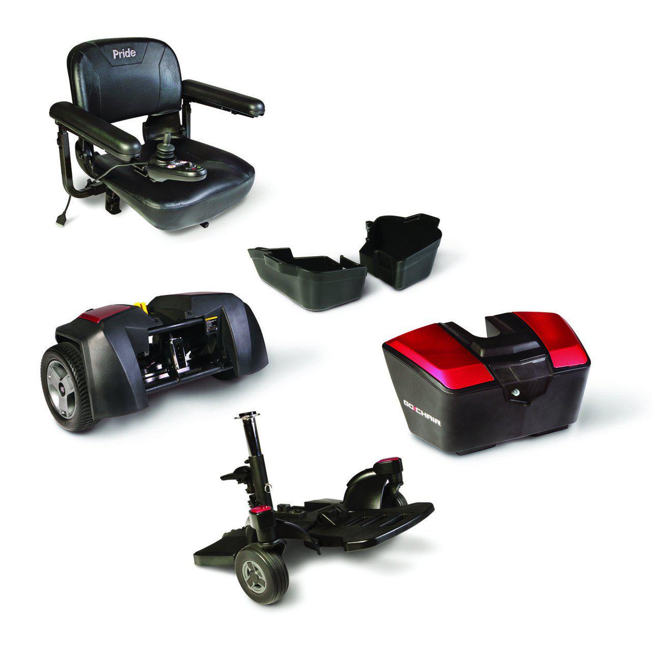 Pride Go-Chair Compact Power Chair components