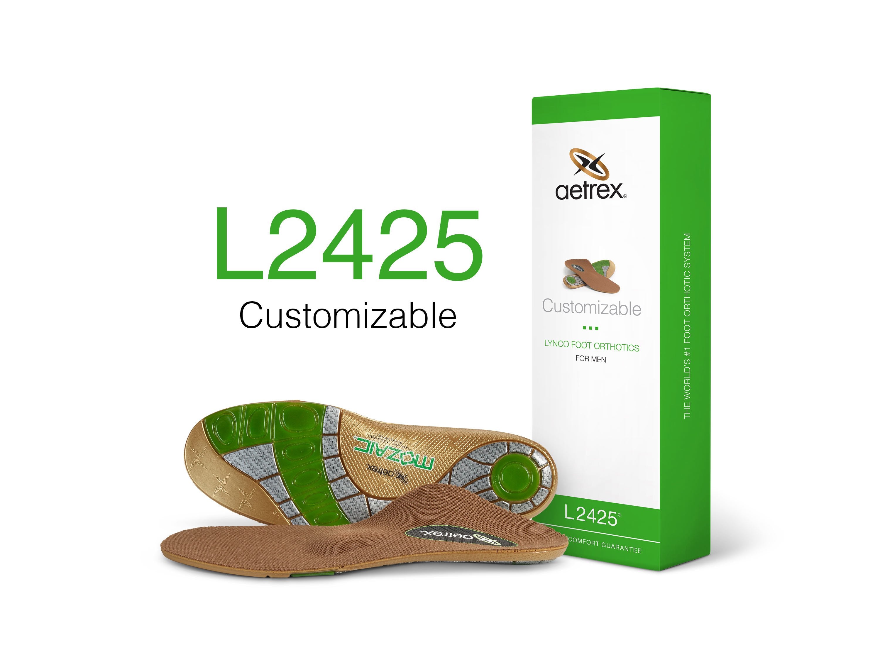 Aetrex Lynco L2425 Customizable Orthotics