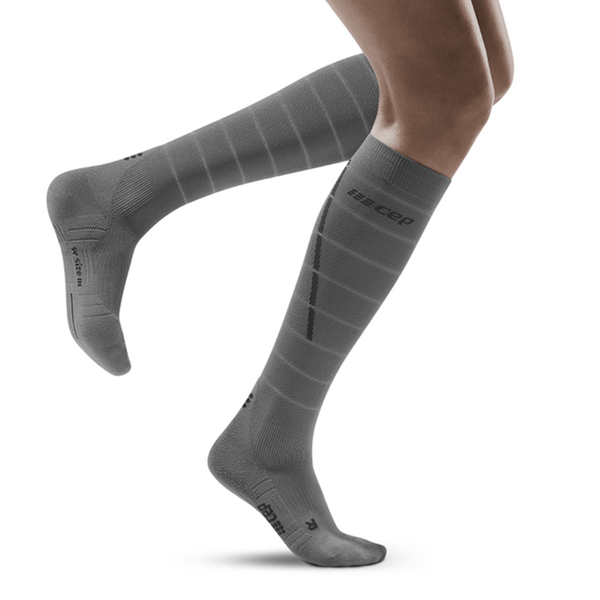 CEP Mens Reflective Compression Socks Knee High 20-30mmHg