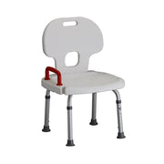 Nova Bath Seat With Back And Red Safety Handle