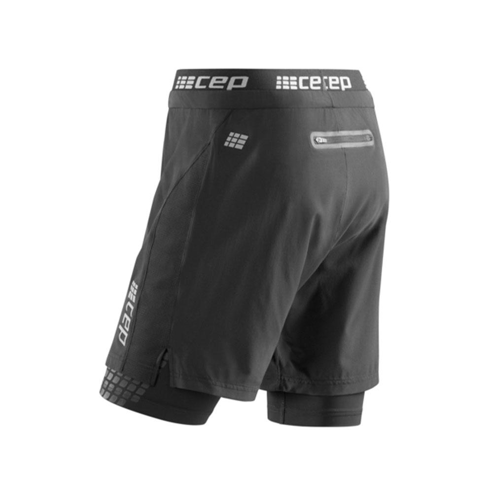 CEP Womens 2-in-1 Training Compression Shorts 20-30mmHg