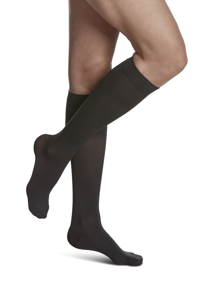 Sigvaris Womens Soft Opaque Knee High 15-20mmHg
