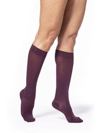 Womens Soft Opaque Knee High 20-30mmHg