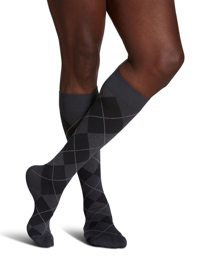 Sigvaris Mens Microfiber Shades Knee High 15-20mmHg