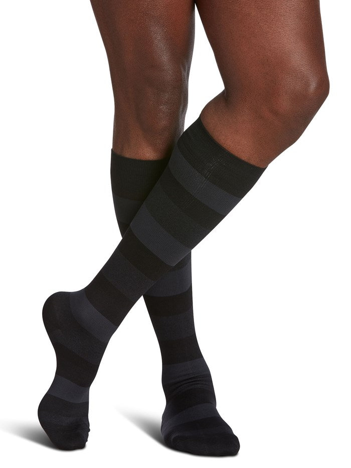 Sigvaris Mens Microfiber Shades Knee High 15-20mmHg