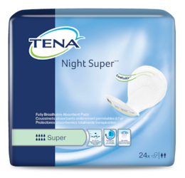 TENA CONTOURED NIGHT SUPER PADS 1700 ML