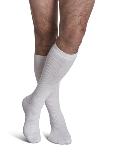 Sigvaris Mens Casual Cotton Knee High 15-20mmHg