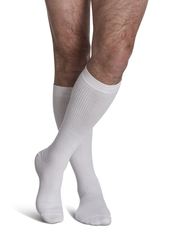 Mens Casual Cotton Knee High 15-20mmHg